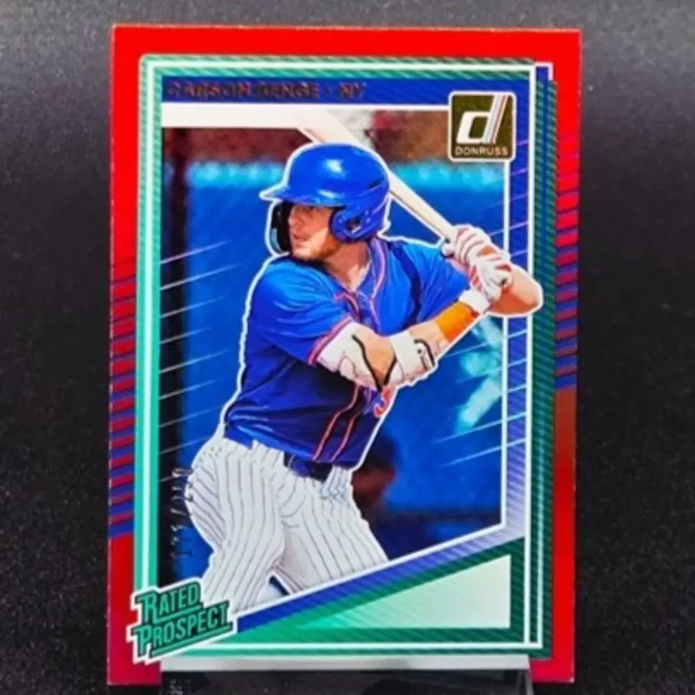 Carson Benge Crusade Gold Foil Red 171/250 RC New York Mets Top Prospect - Picture 2 of 6